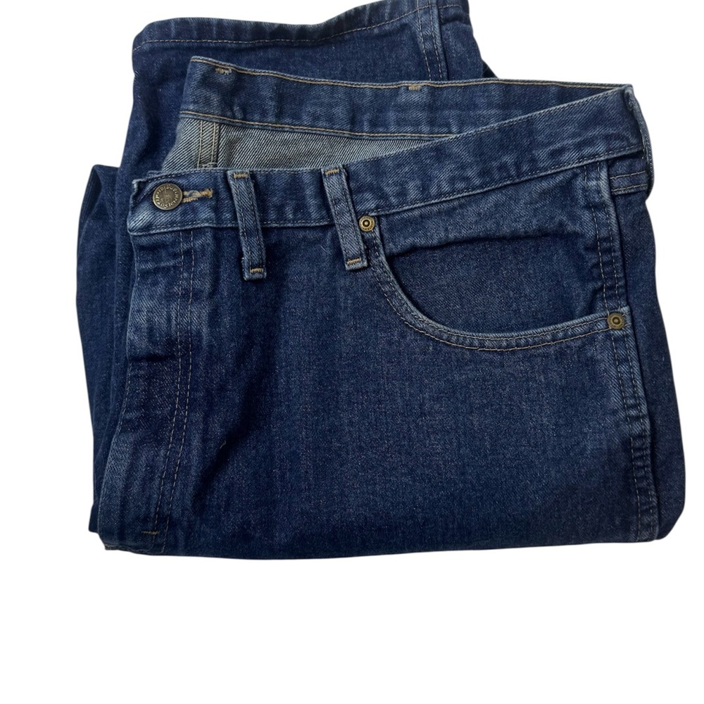 Wrangler Dark Blue Straight Jeans